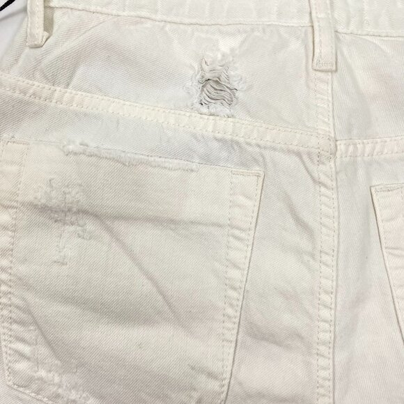 One X One Teaspoon Denim Shorts Chalk Hawk High Wa - Picture 6 of 12